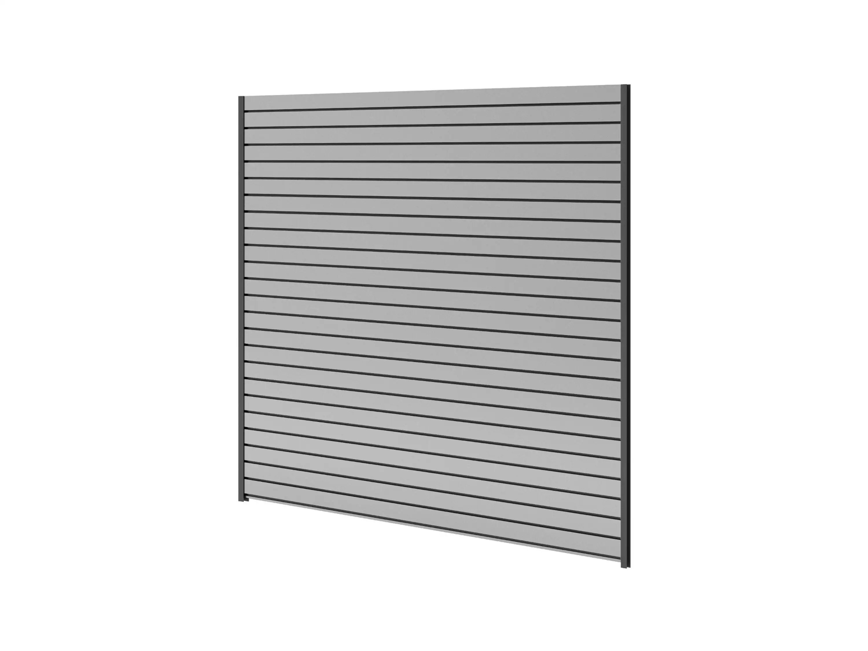 NewAge Products Garage 40 SqFt Slatwall 80-in Silver PVC Multipurpose Wall panel | 51777 | Lowe's