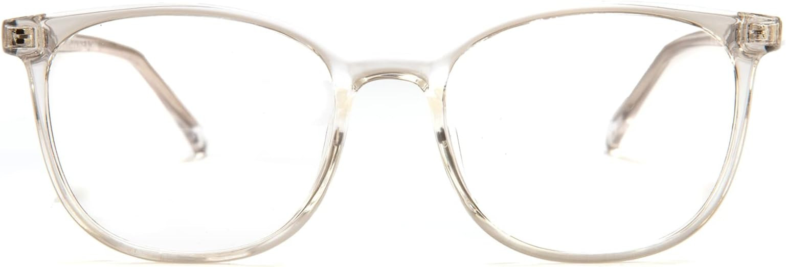 FONHCOO Blue Light Blocking Glasses Fashion Round TR90 Frame Transparent Eyewear Anti UV Computer... | Amazon (US)