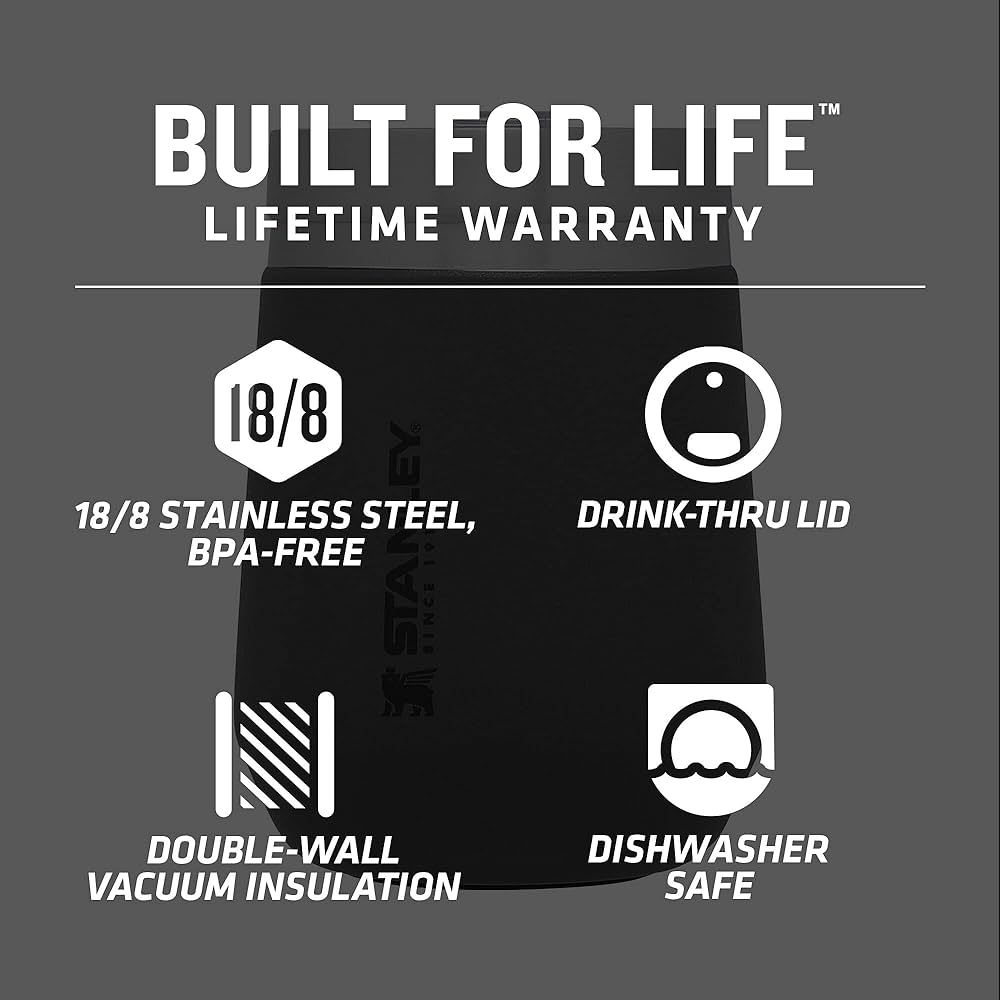 Stanley Aluminum 10-10292-009 The Everyday GO Tumbler Charcoal 10OZ /.29L | Amazon (US)