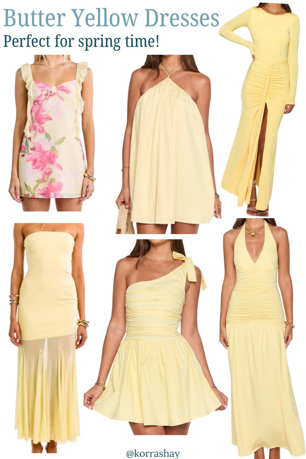 Butter yellow dresses - perfect for spring time 💛🌻🐝🧈🍋

#LTKspring #LTKspringtrends #LTKU