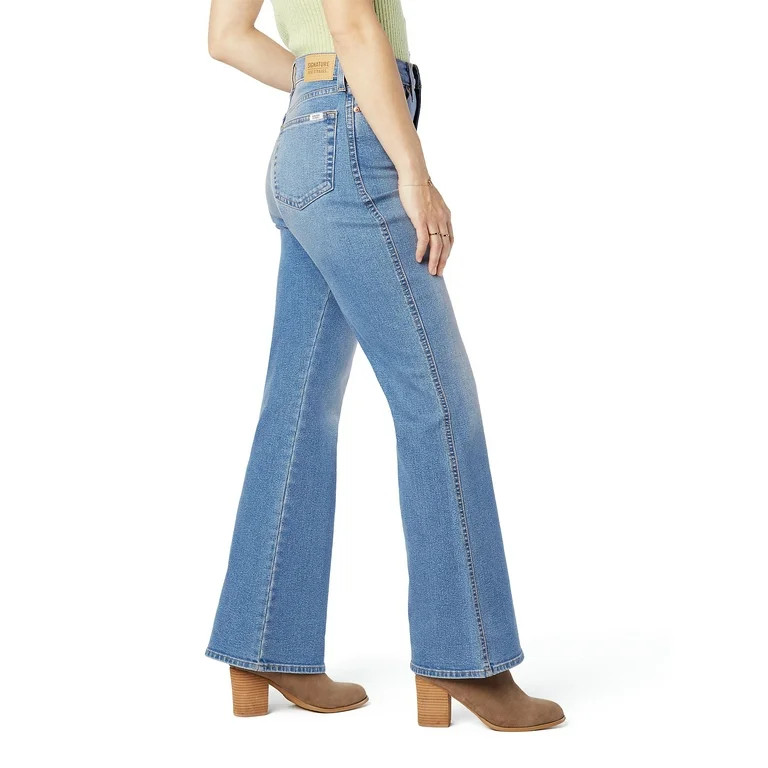 Signature by Levi Strauss & Co. Women's Heritage High Rise Flare Jeans | Walmart (US)