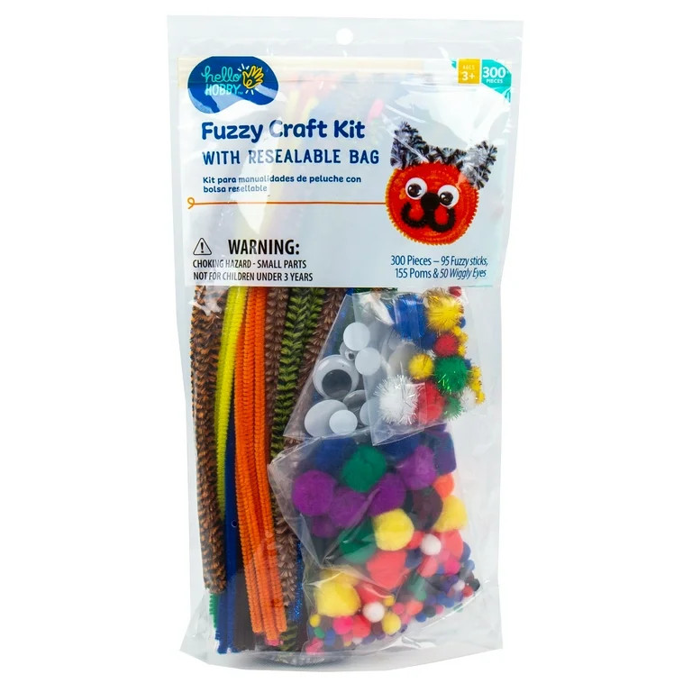 Hello Hobby Fuzzy Craft Kit - Walmart.com | Walmart (US)