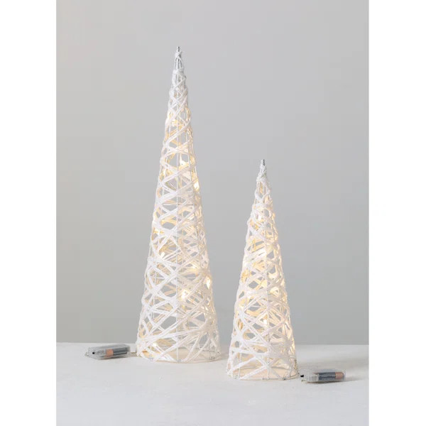 Set Of 2 Led Topiary Tree (Set of 2) | Wayfair Professional