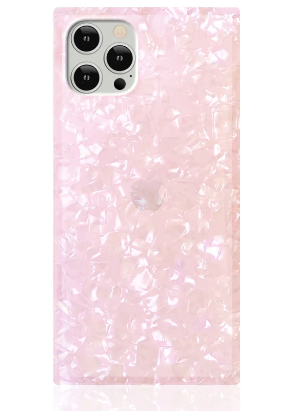 Blush Pearl SQUARE iPhone Case | FLAUNT