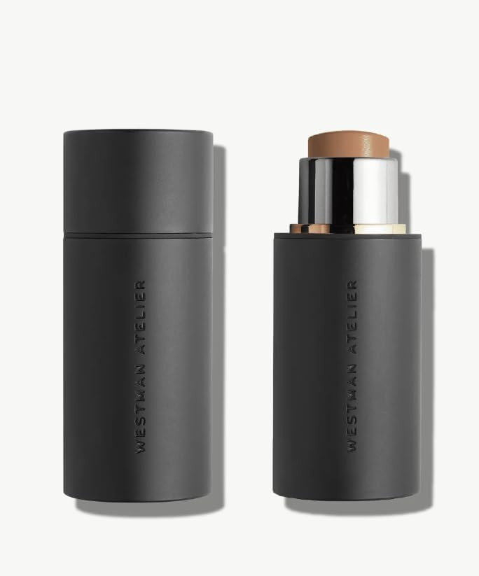 Westman Atelier Mini Face Contour Stick, Hydrating Cream Formula, Biscuit - Cool Beige Coffee | Amazon (US)