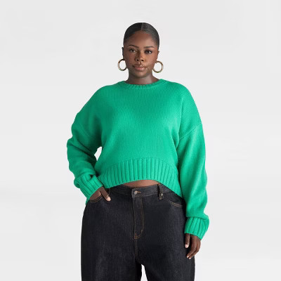 KBB by KAHLANA Women's 'The Asymmetric Sweater' - Green XXL | Target