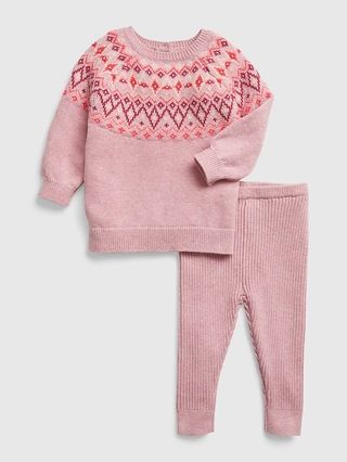 Baby Print Sweater Dress Outfit Set | Gap (US)