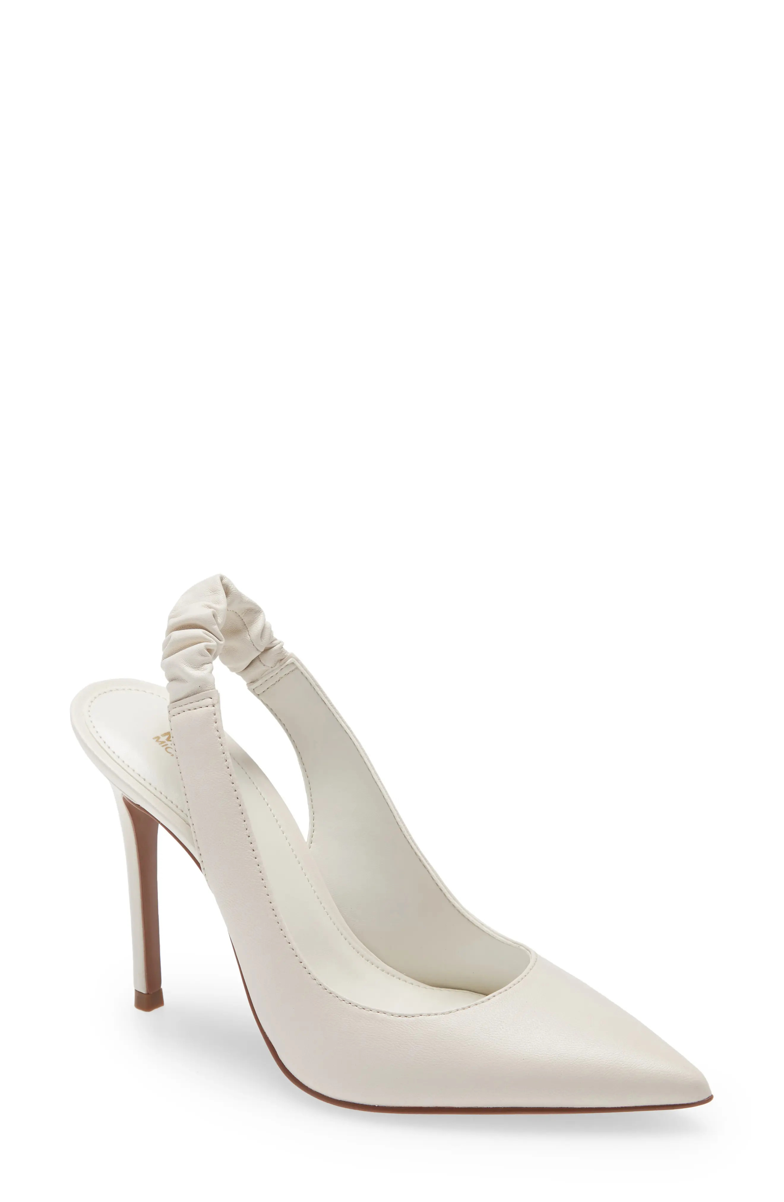 Women's Michael Michael Kors Raleigh Slingback Pump, Size 9 M - Ivory | Nordstrom