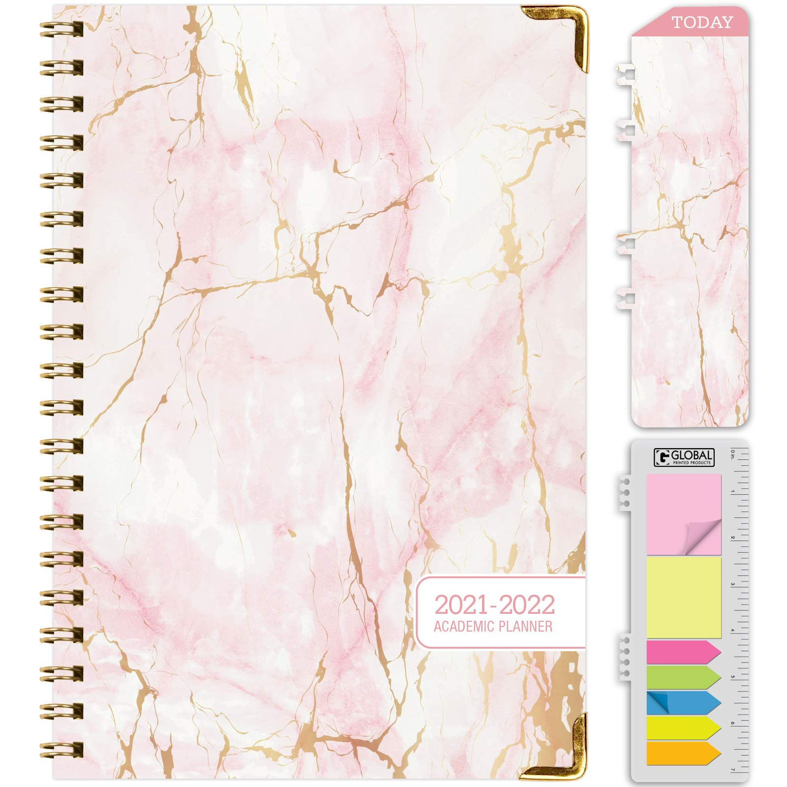HARDCOVER Academic Year 2021-2022 Planner: (June 2021 Through July 2022) 5.5"x8" Daily Weekly Monthl | Amazon (US)