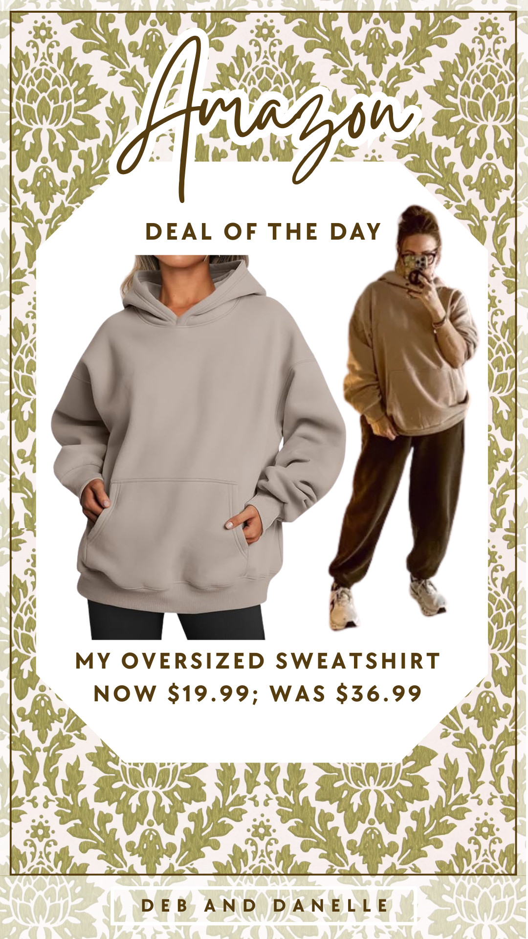 One of my oversized sweatshirts from @Amazon is currently on sale for under $20. This is great for any season.  

 #LTKootd #LTKSeasonal #LTKSaleAlert