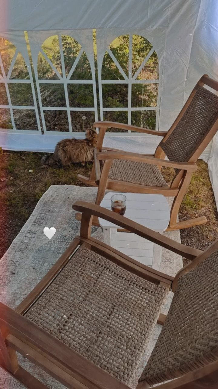 camping patio set up 🤩 #glamping 

#LTKunder100 #LTKhome