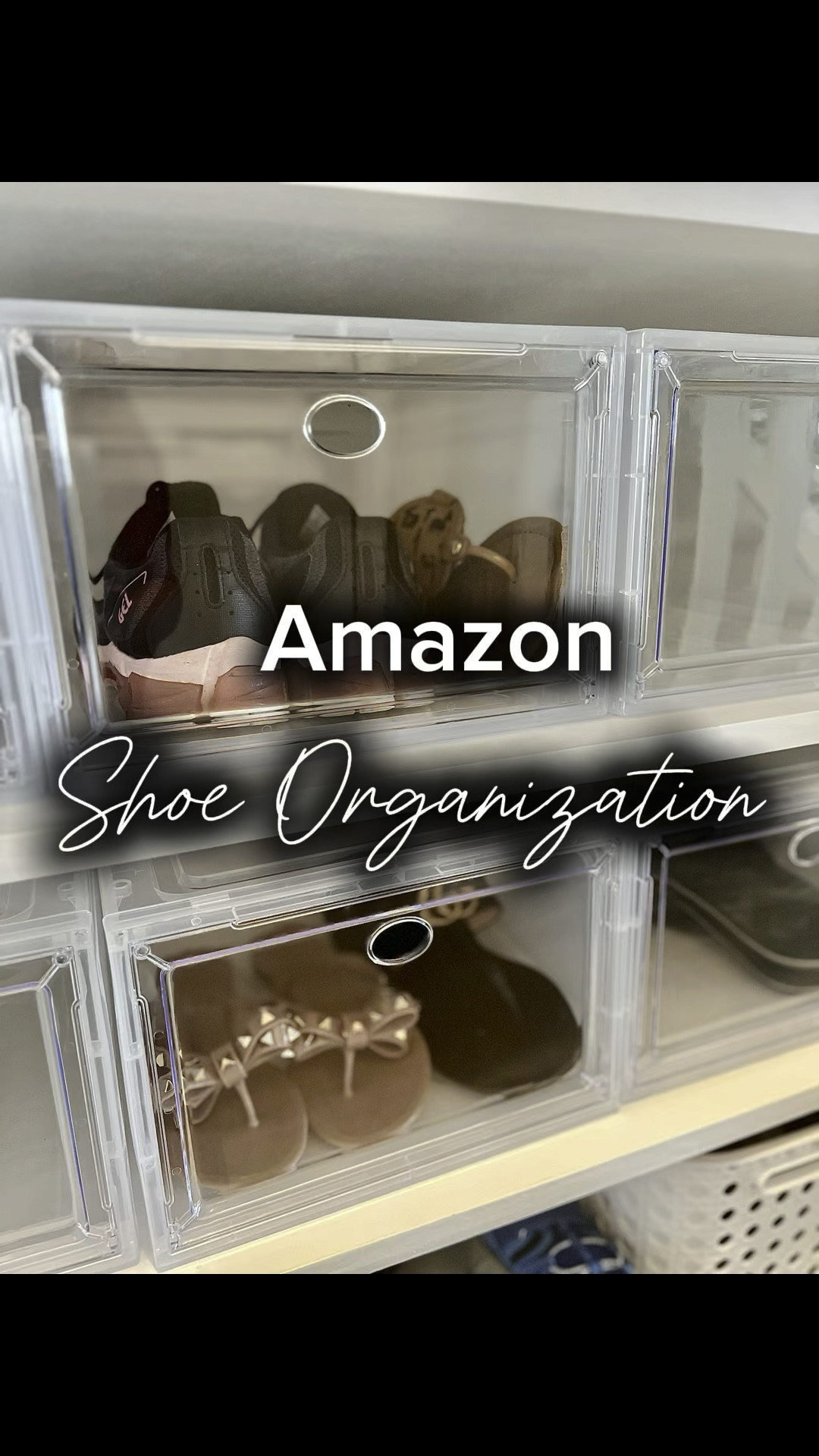These shoe boxes are amazing for keeping everyone’s shoes  organized! 

#LTKHome #LTKVideo #LTKFamily