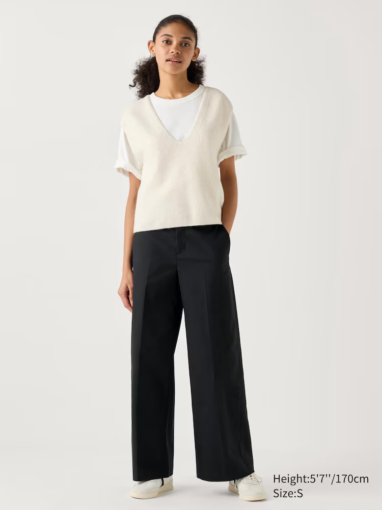 Wide Chino Trousers | UNIQLO (UK)