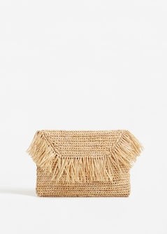 Straw clutch | MANGO (US)