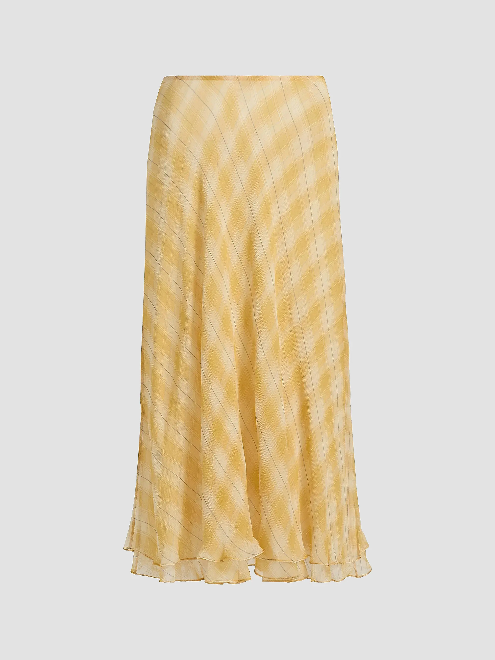 Ronny Kobo Morrigan Shadow Plaid A-Line Maxi Skirt | Saks Fifth Avenue | Saks Fifth Avenue