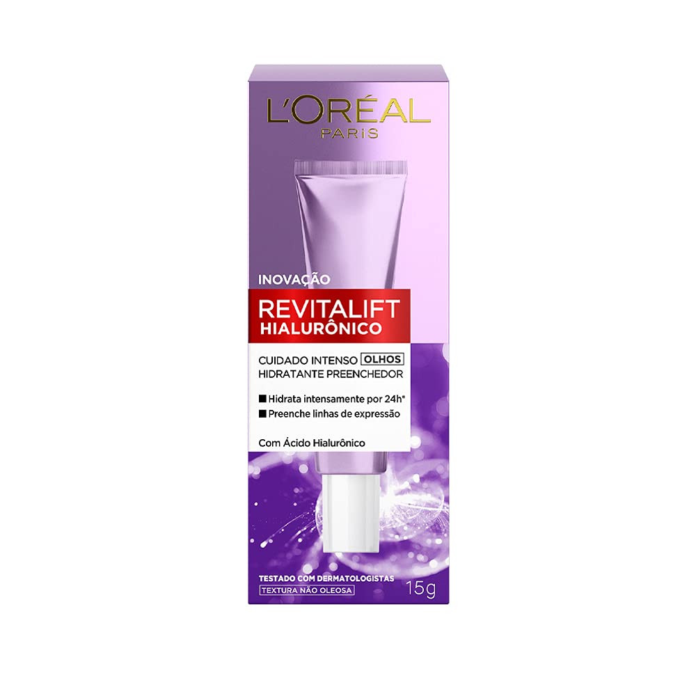 L’Oréal Paris L'Oréal Paris Revitalift Hialurônico Creme Anti-Idade Para Área Dos Olhos 15G... | Amazon (BR)