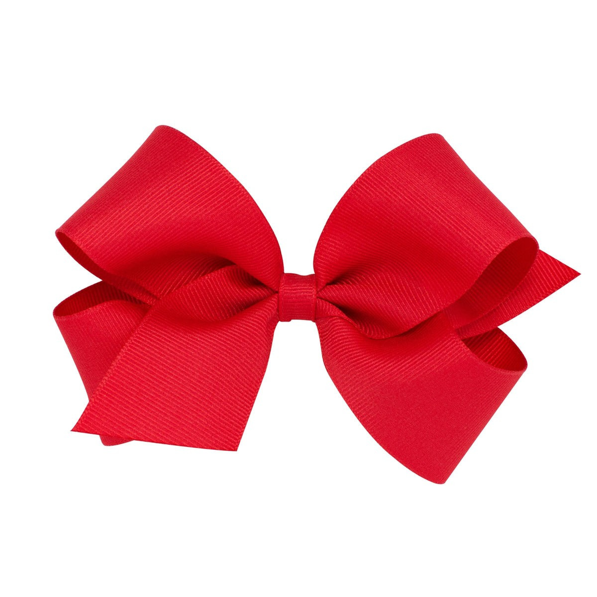 Medium Classic Grosgrain Hair Bow - Red | Little English