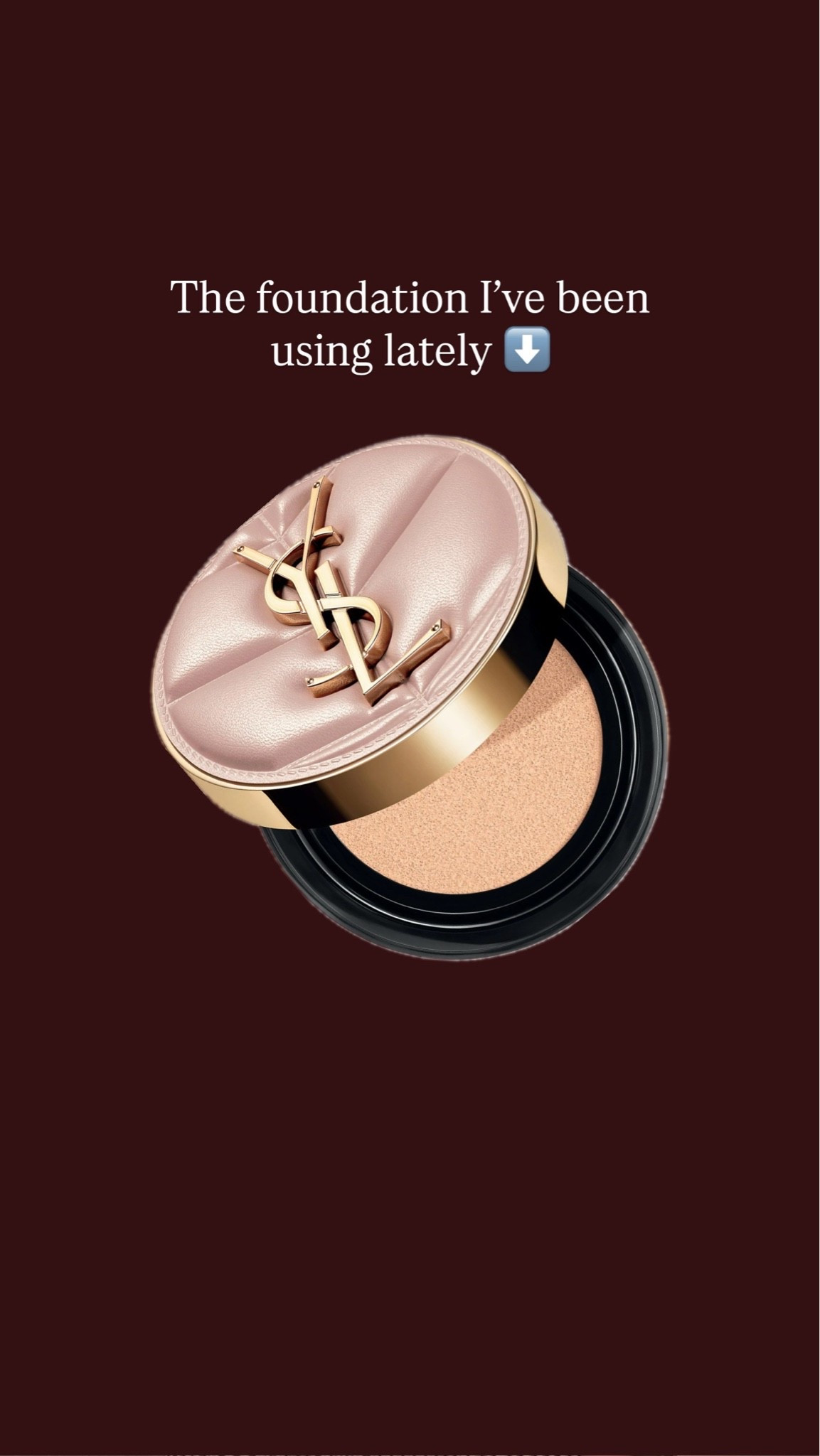 The best new foundation from YSL! So sleek and natural