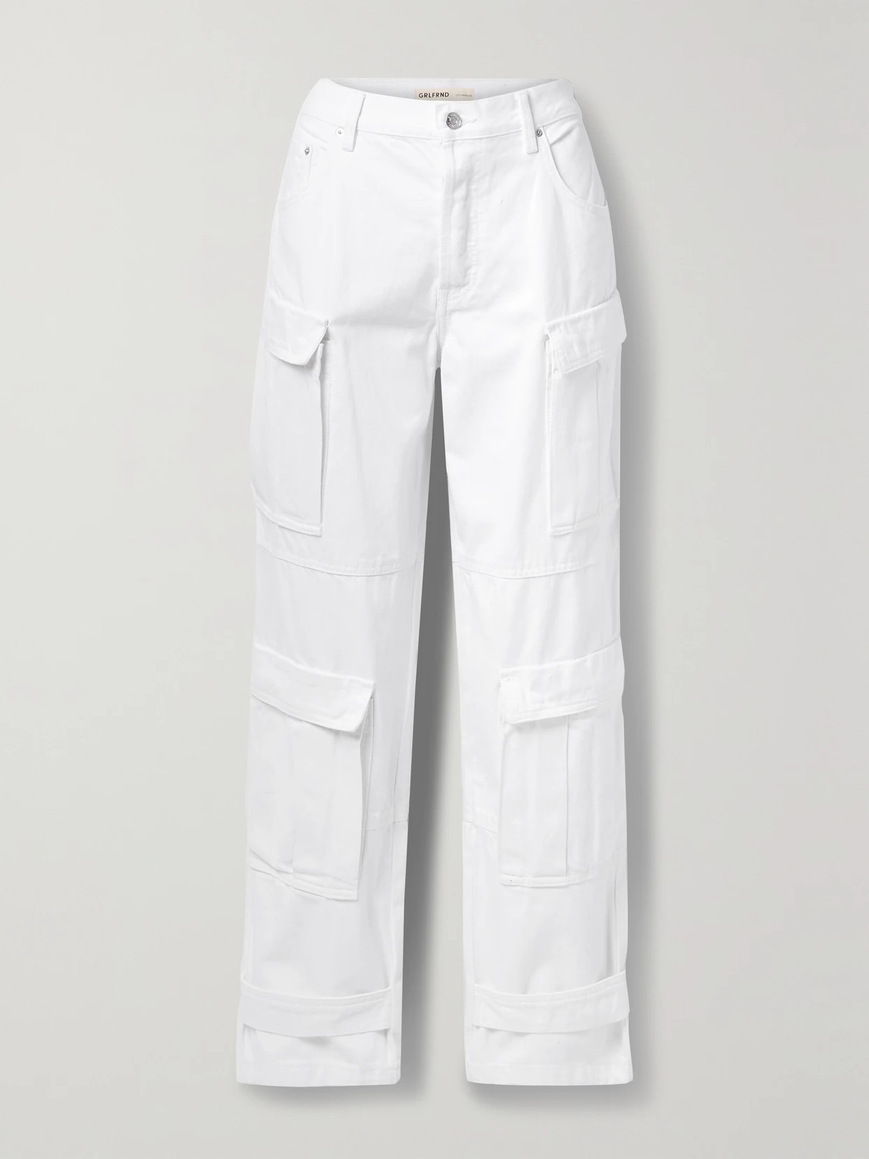 GRLFRND - Lex High-rise Wide-leg Jeans - White | NET-A-PORTER (UK & EU)
