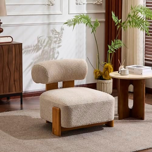 Christopher Knight Home Jillian Modern Boucle Upholstered Accent Chair, Armless Living Room Singl... | Amazon (US)