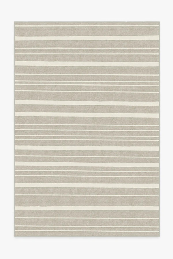 Hudson Stripe Stone Tufted Rug | Ruggable | Ruggable