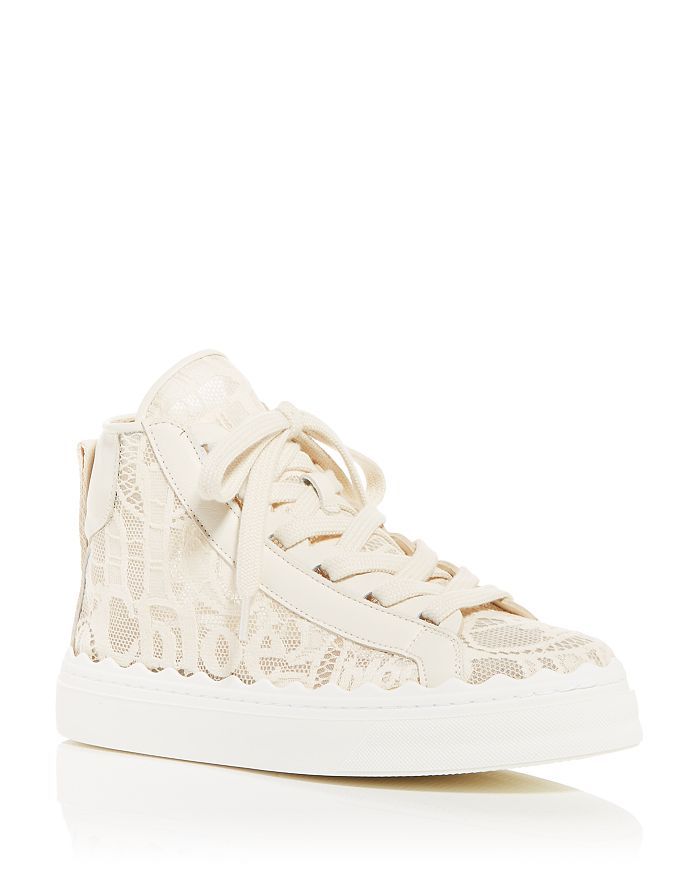 Women's Lauren Lace Mid Top Sneakers | Bloomingdale's (US)