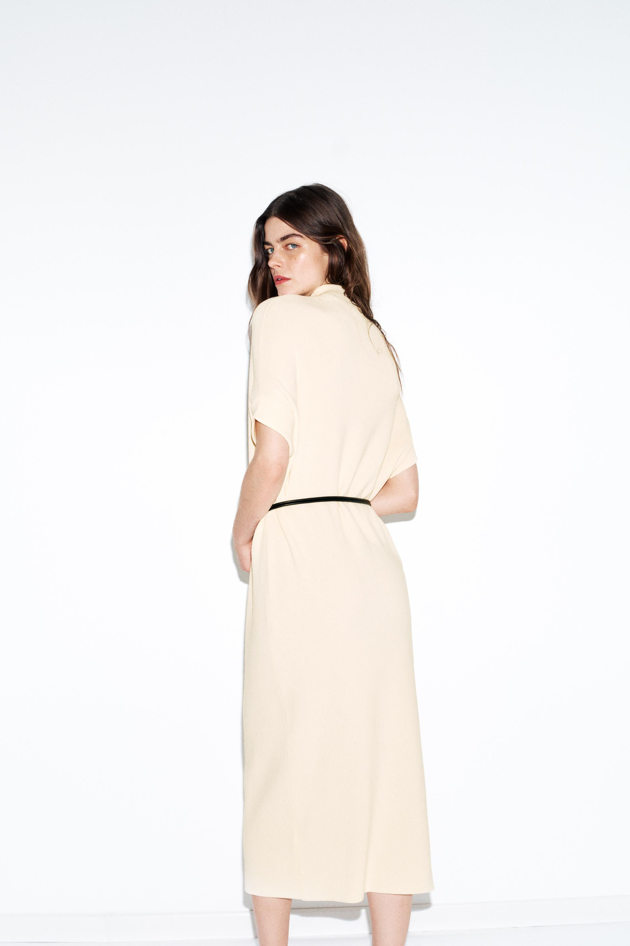 VESTITO IN MAGLIA CON CINTURA | Zara IT