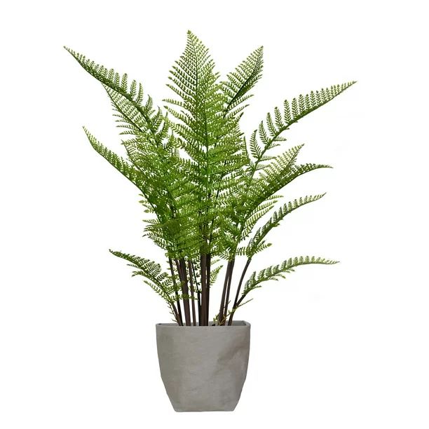 Vintage Home Artificial Faux 42" Tall Fern Plant With Eco Planter - Walmart.com | Walmart (US)