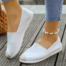 Women Minimalist Low-top Slip On Shoes, Sporty Outdoor Sneakers | SHEIN