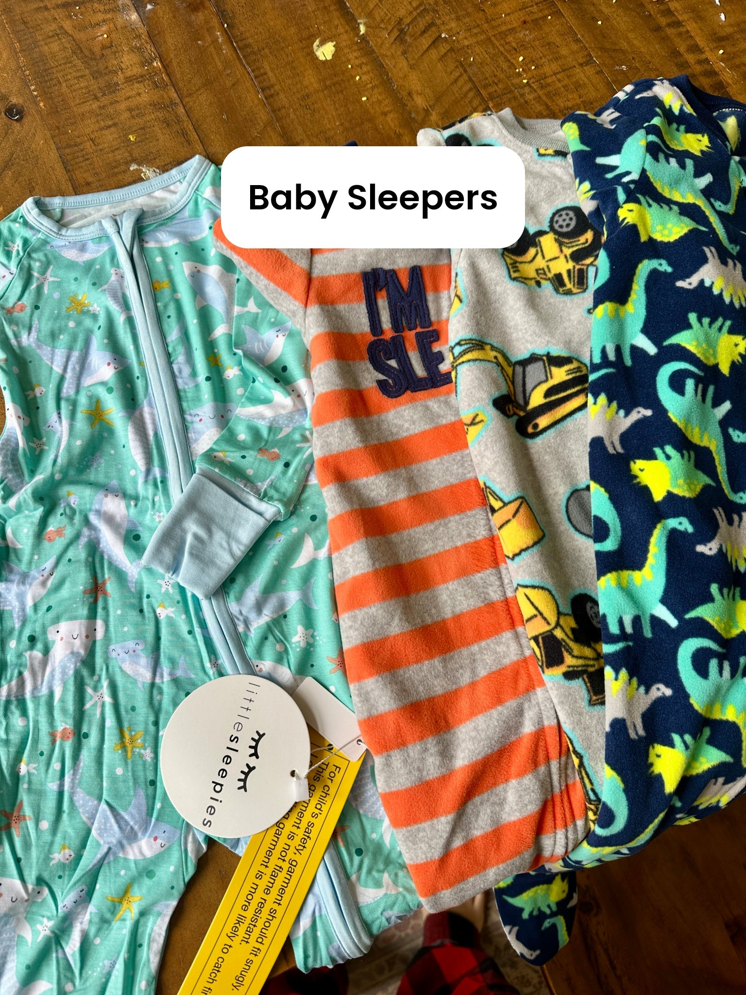 Finally ordered a few new sleepers after so many recommendations 🤍
Tried one Little Sleepies (everyone raves about them) and grabbed a couple Carter’s fleece sleepers for the colder nights.

Soft, cozy, and perfect for winter bedtime.
Sharing both here in case you’re also looking for good baby sleepers that actually keep them warm.

Which do you prefer bamboo or fleece? ✨ 

#LTKmomlife #LTKBaby #LTKKids