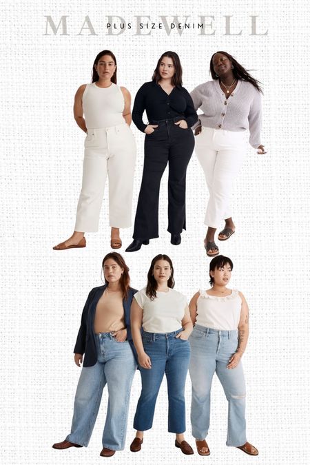 Madewell jeans , Madewell plus Size denim for spring , Madewell denim , Madewell plus Size , mid size jeans 