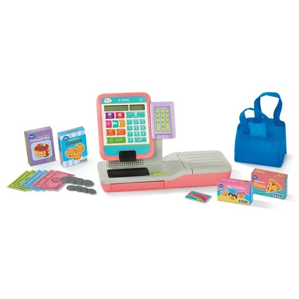 Spark Create Imagine Check Out Station Play Cash Register with Play Money, 21 Pieces | Walmart (US)