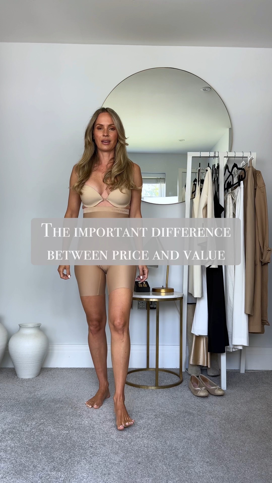 The difference between price and value is one of the most important things to consider when we are making any purchase.

The price is the initial sum we invest when we buy something. This is set and we all pay the same.

Value on the other hand is hyper individual based on affordability, lifestyle and needs. 

The best way to figure out the value of an item is to use price per wear. Basically try to estimate how many times you are going to use the item before you buy it. 
Then you divide the initial price in the amount of wear you are expecting to get out of it.

(This is where quality and timelessness is very important. Without it, your wears will be capped when it breaks/goes out of trend). 

This way you can spend more of your budget on items you will have a lot of use for and less on the pieces you need only now and then. 

If you found this useful, make sure to hit the link button to let me know to make more videos like this.

…and if you are new to this and don’t know where to start your wardrobe journey, then I suggest you have a look at my 7 day wardrobe reset. Just comment “Reset” and I will send you the link. 

🤍You can find the items I’m wearing in my link in bio, or just comment “link” and I will DM the links to you 🤍

#tessmontgomery #wardrobeexpert 

#LTKOver40 #LTKWorkwear #LTKStyleTip