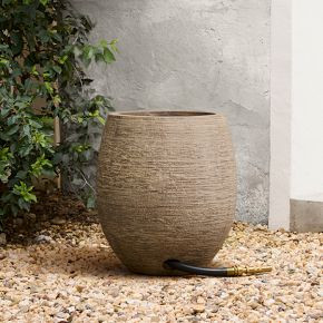 Curved Ficonstone Hose Storage | West Elm (US)