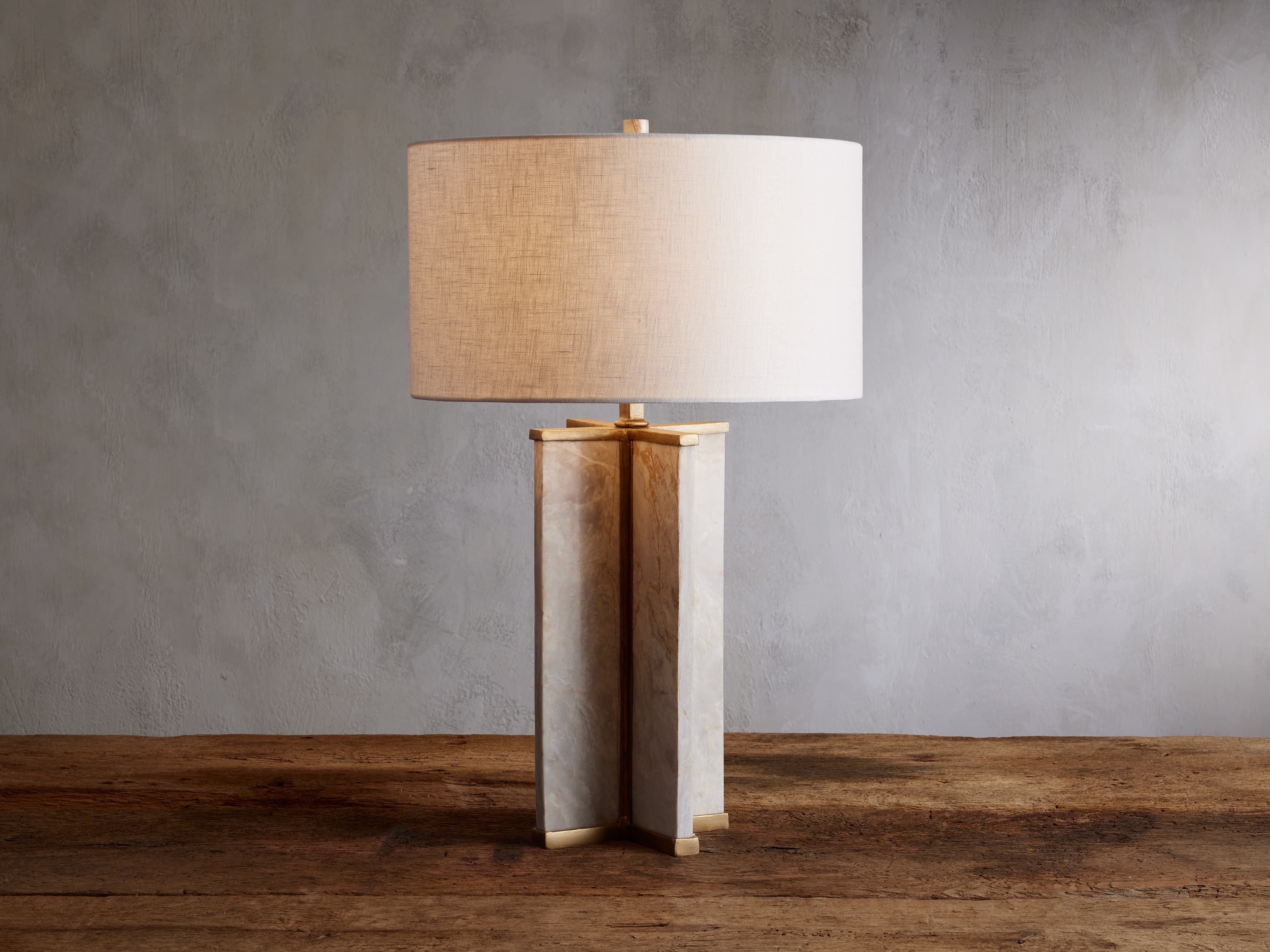 Petra X-Shaped Table Lamp | Arhaus