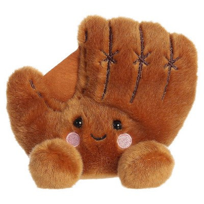 Aurora Mini Tag Baseball Glove Palm Pals Adorable Stuffed Animal Brown 5" | Target