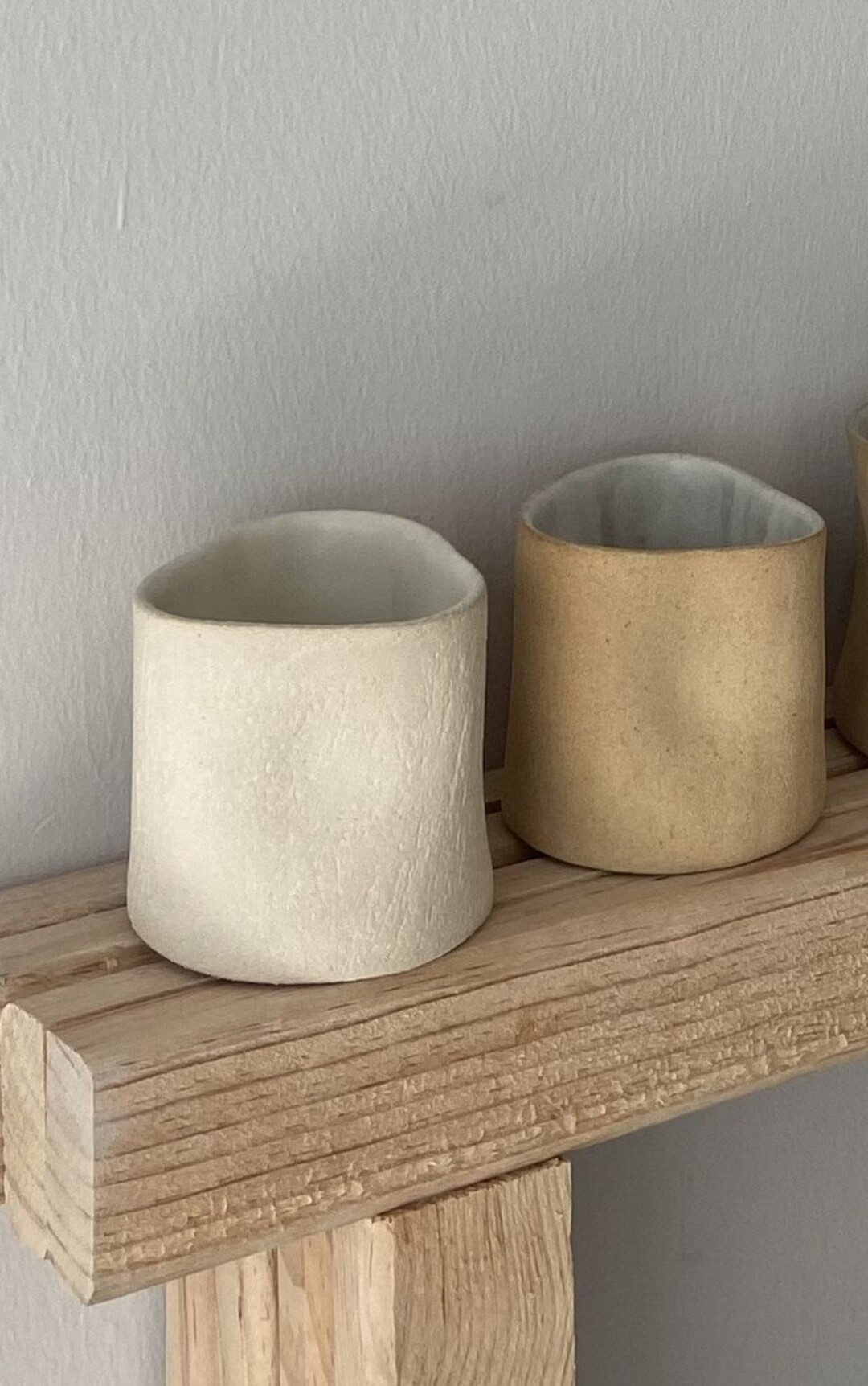 Handmade minimalist ceramic cups | Etsy (US)