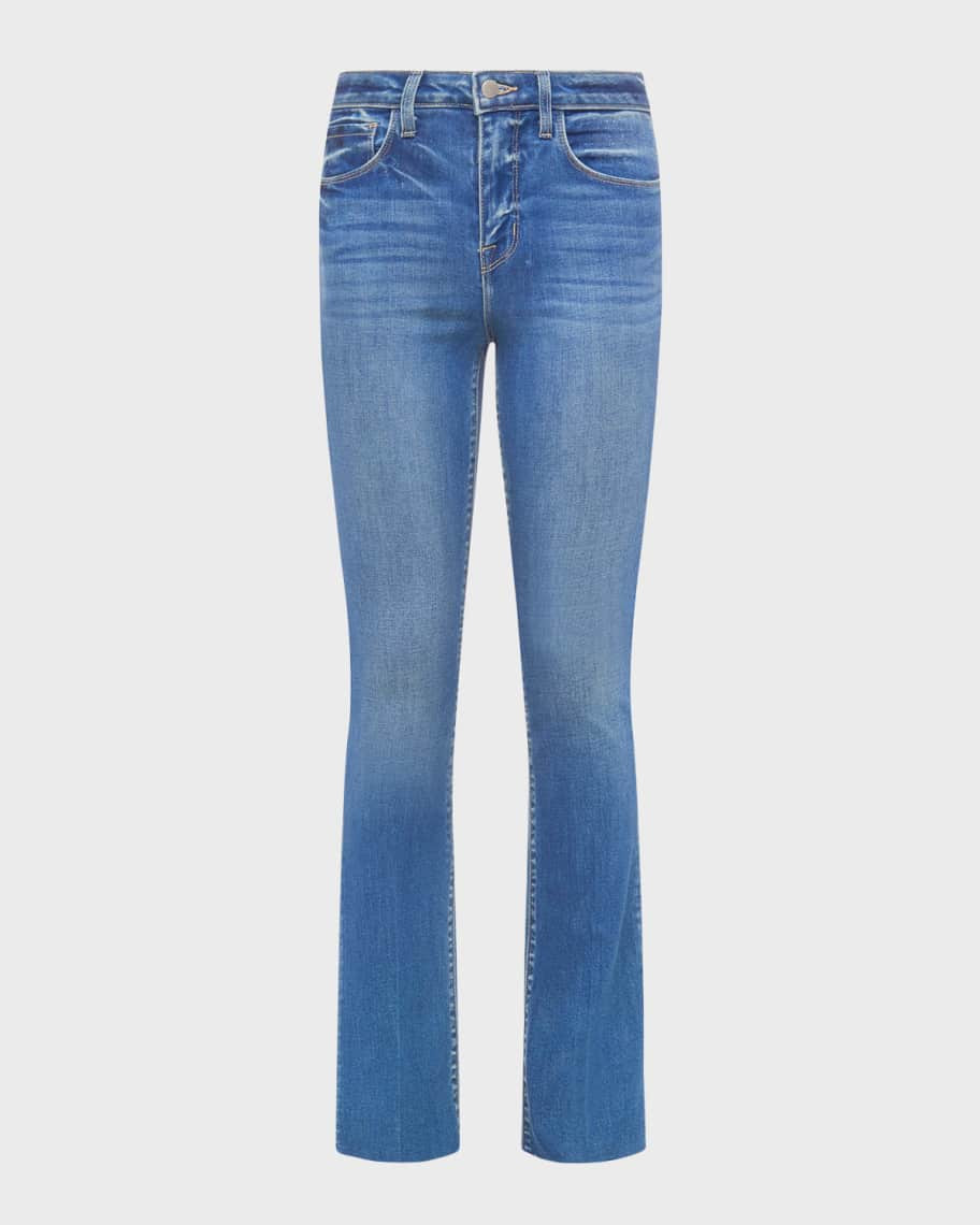 L'Agence Ruth High Rise Straight Jeans | Neiman Marcus