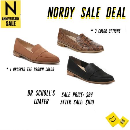 Nordstrom Deal that you don’t want to miss! Dr Scholls loafers with cushion insoles to keep feet feeling great all day long. 3 color and style options available. Snakeskin pattern loafers, suede loafers, nordstrom sale shoes, affordable fall shoes, workwear shoes, comfortable shoes 

#LTKxNSale #LTKshoecrush #LTKstyletip
