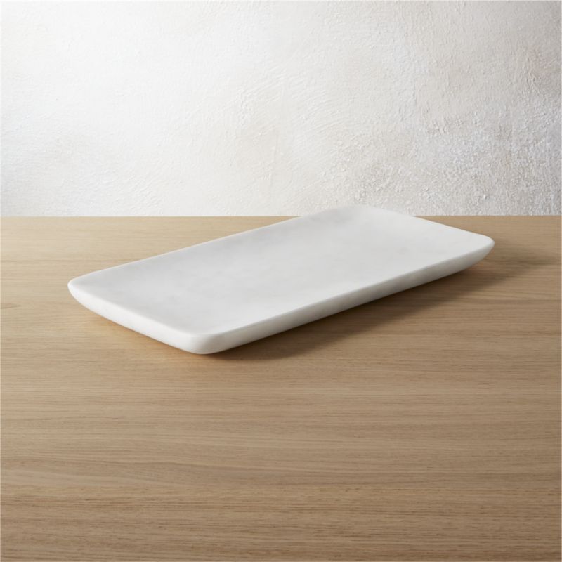 Marble Tank Tray + Reviews | CB2 | CB2