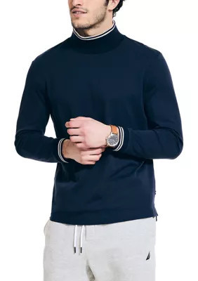 Nautica Men's Turtleneck Sweater, Navy Blue, Medium | Belk