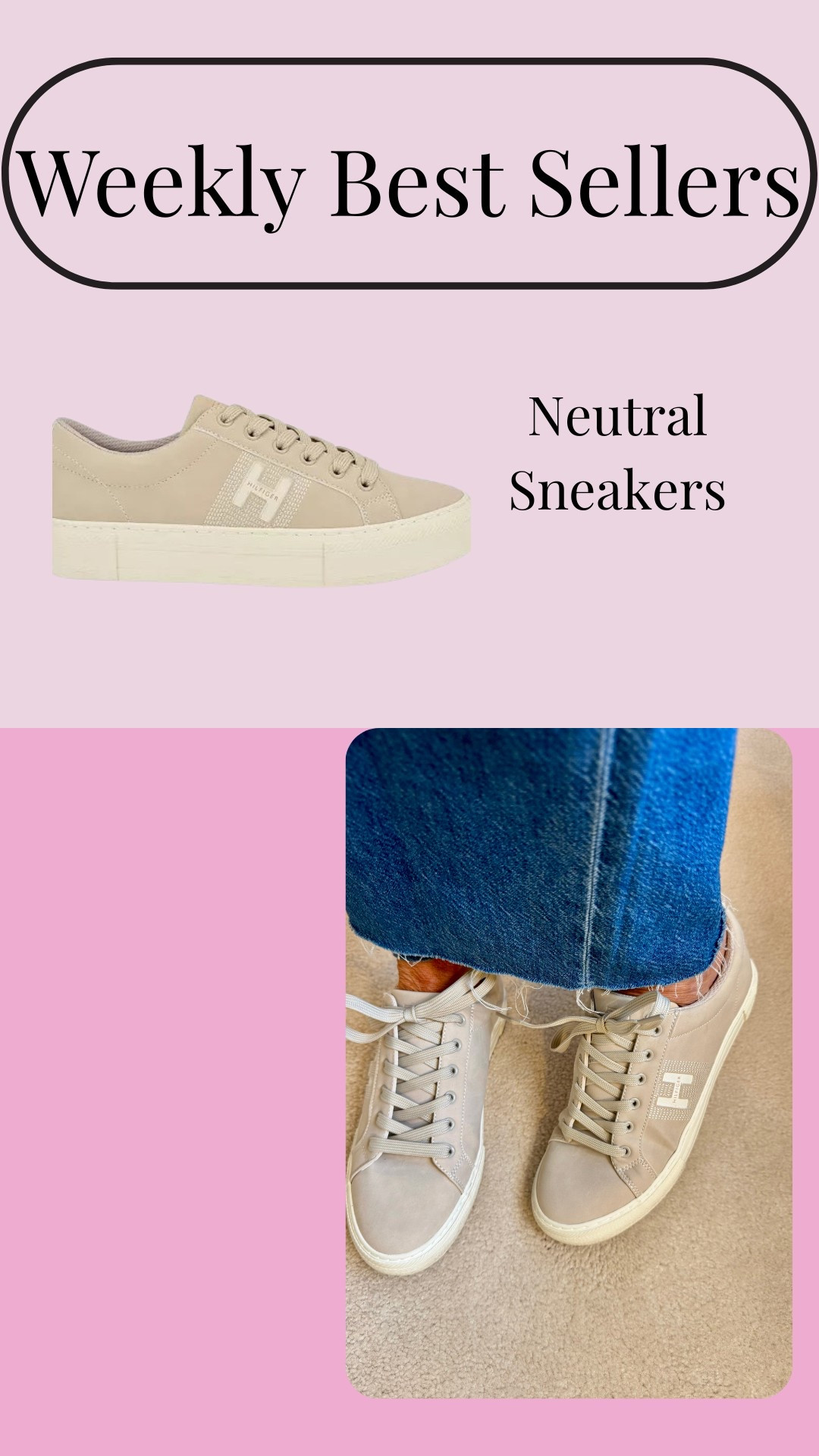 💙 Your Favorite Finds This Week 💙

Timeless. Elevated. Effortless.
Here are the top 9 best sellers this week—classic staples and chic pieces loved by women over 40 (and worn by me on repeat!).

✨ From everyday favorites to style-elevating accessories, these pieces stood out:

👖 Dark wash barrel jeans – a modern silhouette with a classic feel
🧥 Grey cropped jacket – lightweight, flattering & so versatile
📸 Pebbled leather camera bag crossbody – the perfect neutral accessory
💙 Navy & white stripe 1/4 zip sweater – preppy meets polished
👗 Light blue v-neck pin tucked waist dress – spring style perfection
👖 Fitted dark wash denim shirt – classic with a tailored twist
👟 Neutral sneakers – comfy, clean, and go with everything
💫 Gold chain link necklace – elegant and easy to layer
✨ Nude mesh embroidered Mary Janes – feminine and fun with a vintage vibe

📌 Save this post for spring outfit inspo
📲 Send to a friend who loves classic style too!

Let’s keep our closets timeless, together. Which of these is your favorite this week?

I am your resource for timeless, elevated fashion for women over 40 (and tall women)
For reference, I am 55 years old; I am 6’1”. I have a 35” inseam. I wear a small or medium in most tops, an 8 or a 10 in most bottoms, an 8 in most dresses, and a size 9 shoe. 

Make sure to subscribe to my newsletter in my bio on Instagram so you don’t miss out on my must have favorites! Download the LTK app, follow my LTK shop, and favorite this post or your favorite items to get notified when they go on sale!

Over 50 fashion, tall fashion, workwear, everyday outfits, timeless outfits, Classic Outfits

spring outfit, travel outfit, ballet flats, wedding guest, vacation outfit, travel essentials, organization, sweater dress, jeans, boots, loungewear, date night, watch now, office outfit, spring break outfit, living room refresh, home refresh
classic spring fashion for women over 40 | best sellers on LTK this week | elevated everyday outfits | timeless wardrobe staples | age-inclusive fashion finds

#LTKFindsUnder100 #LTKOver40 #LTKShoeCrush