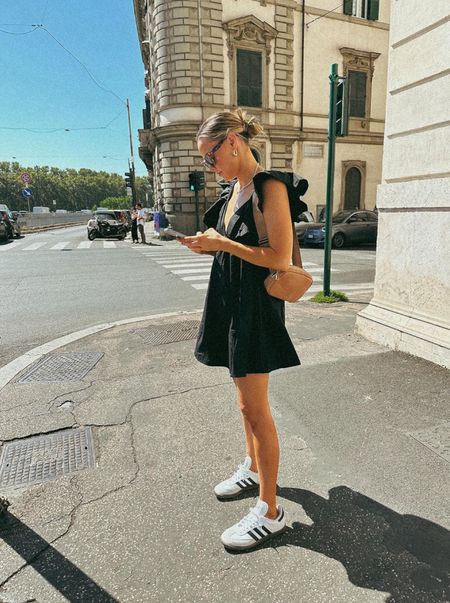 Rome outfit!

Mini dress, black dress, sneakers, belt bag! 

#LTKStyleTip #LTKSeasonal #LTKTravel