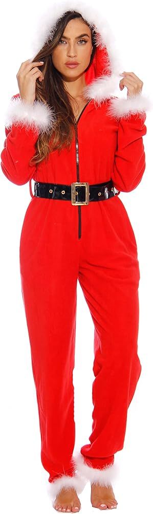 Just Love Holiday Santa Adult Onesie Pajamas | Amazon (US)