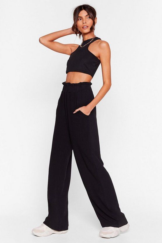 Add to Paperbag Wide-Leg Pants | NastyGal (US & CA)