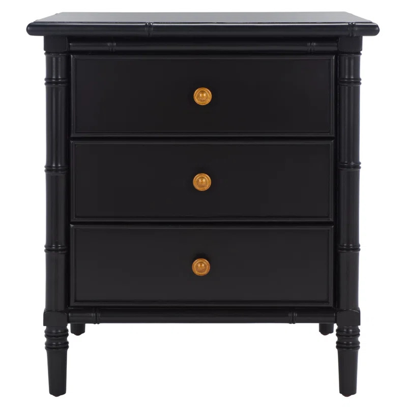 Ava 25.22'' Tall 3 - Drawer Nightstand | Wayfair North America