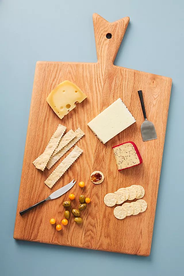 Oak Large Paddle Cheese Board | Anthropologie (US)