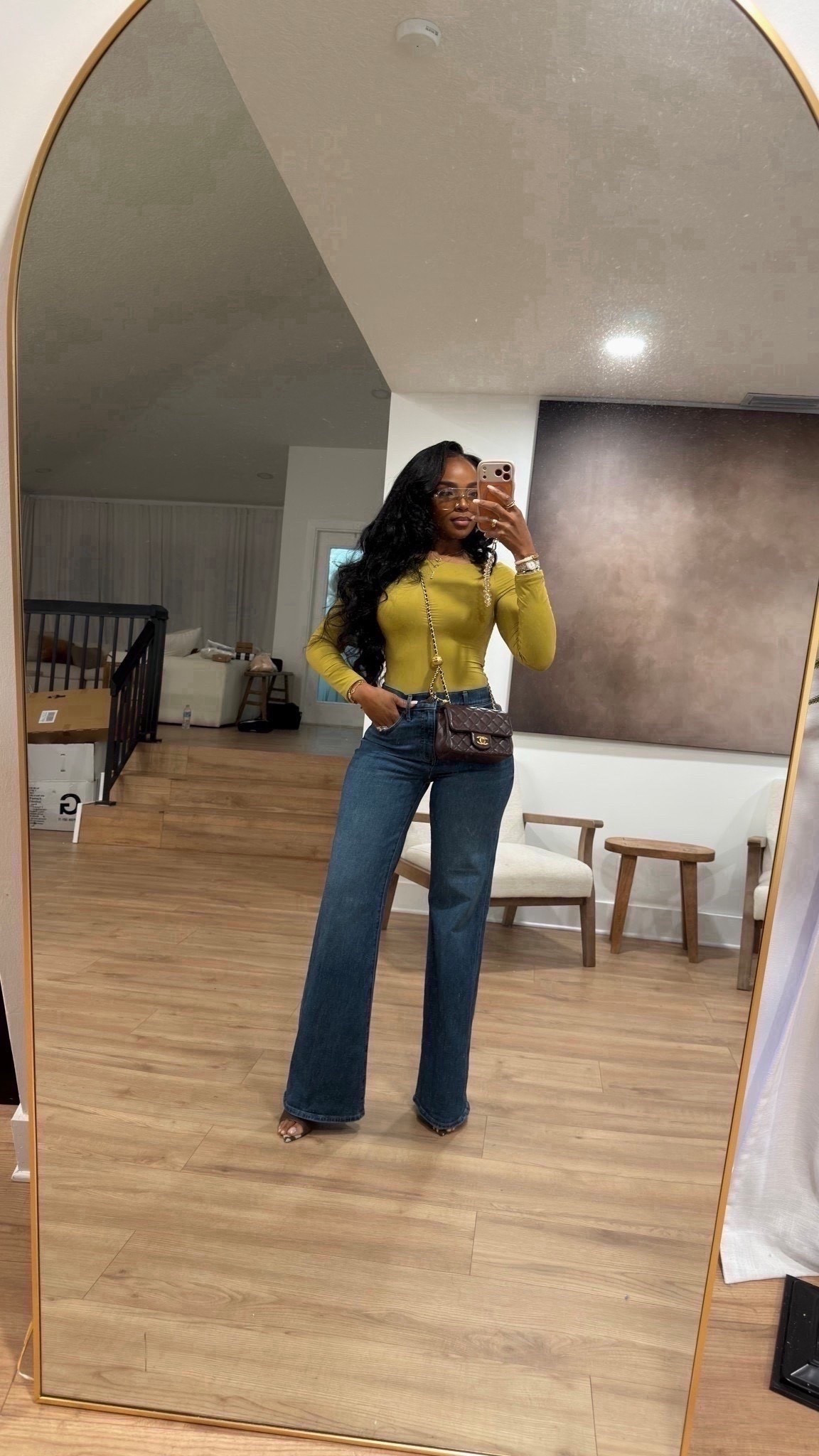 Sometimes the best outfits are the simplest ones. A tailored long sleeve and timeless wide-leg jeans strike the perfect balance between relaxed and refined. The silhouette is clean, flattering, and endlessly wearable. Since both pieces are foundational staples, they fit seamlessly into a thoughtful, long-term wardrobe strategy. Ideal for daytime plans, casual offices, weekend errands, or elevated with heels and accessories for a night out.

📏 Sizing & Fit  
Top: Size Small  
Jeans: 27 Long  

📐 Measurements  
Height: 5'4"  
Weight: 138 lbs  
Bust: 34D  
Waist: 27"  
Hips: 40"  

Tap to get details or save this post to revisit later and shop everything linked.

Classic outfit, wide leg jeans, everyday casual look, neutral outfit styling, elevated basics, effortless style, timeless wardrobe staples

Follow me on Instagram and YouTube @kirasfashionfinds 

#LTKgrwm #LTKootd #LTKPetite