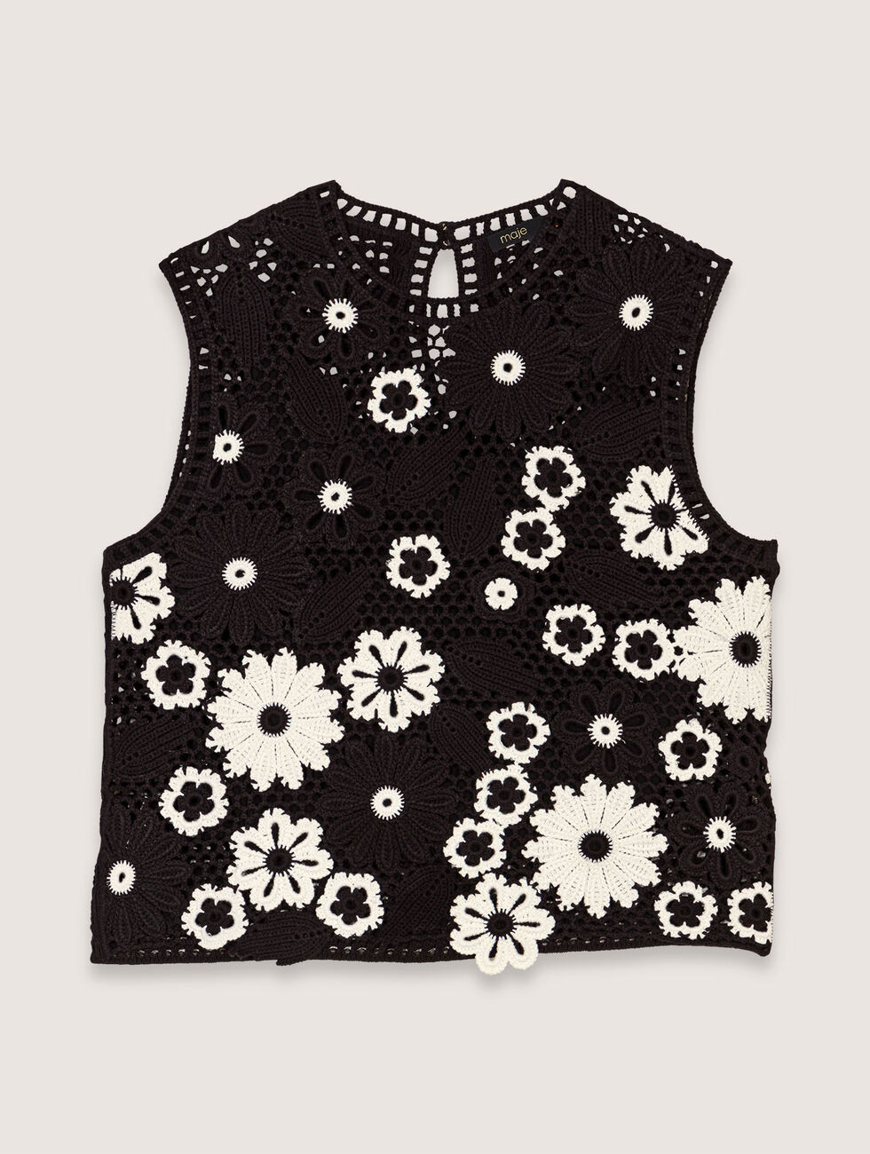 Floral crochet top | Maje US | Maje US