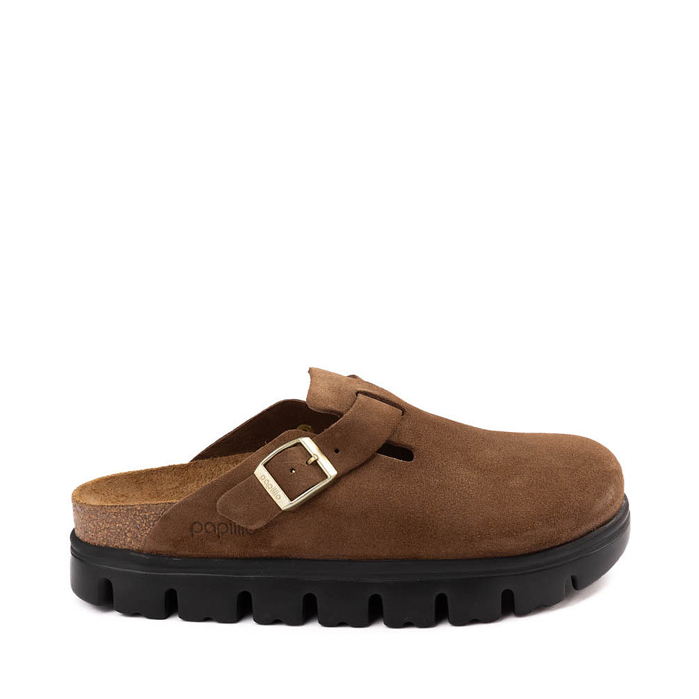 Womens Papillio by Birkenstock® Boston Chunky Sandal - Dark Tea | Journeys
